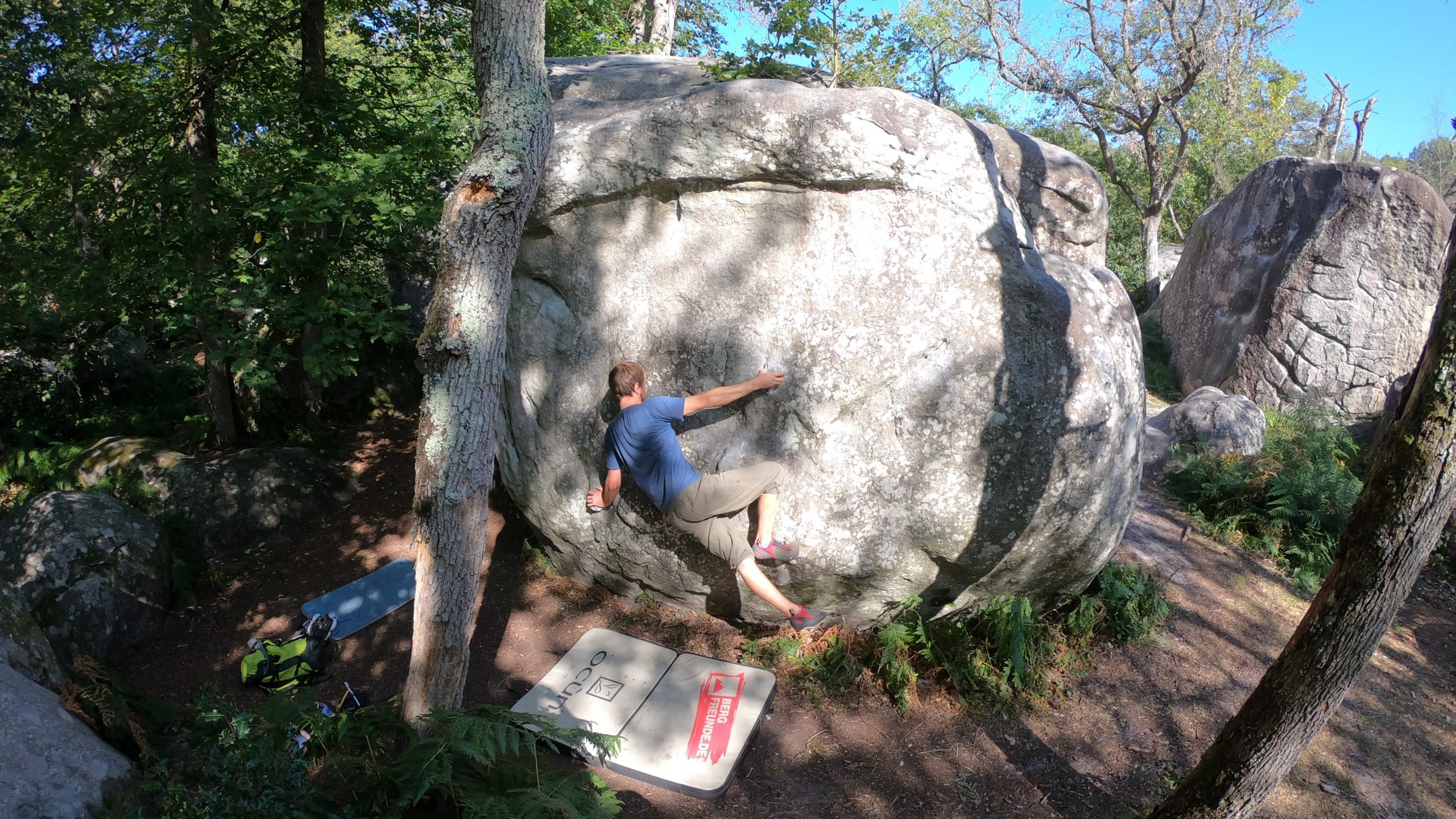 Bouldern in Fontainebleau