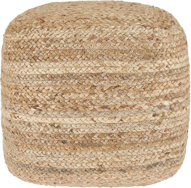 Sitzpouf aus Jute